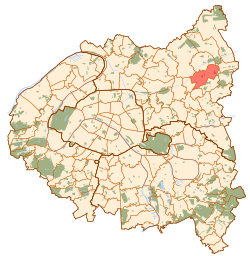 Livry-Gargan map